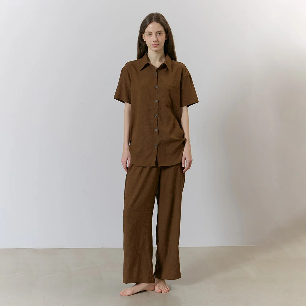 FIRST PAJAMA SET_brown (woman)