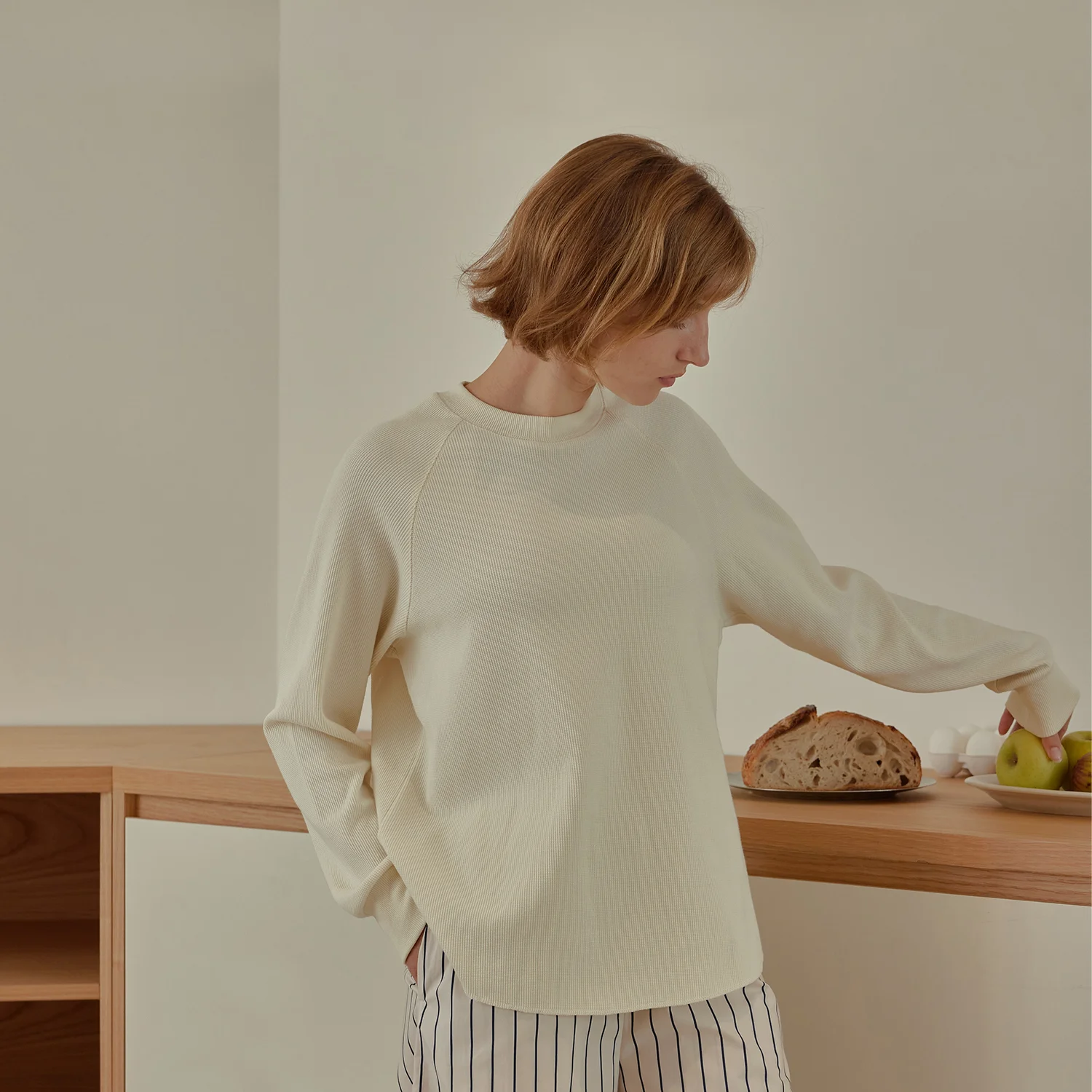 RL 居家 Wear T恤 - ivory