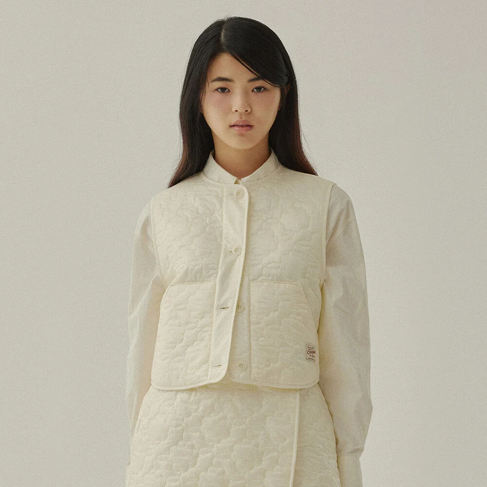 女裝 Cloverheart 絎縫 雙面穿 短 Light Yellow