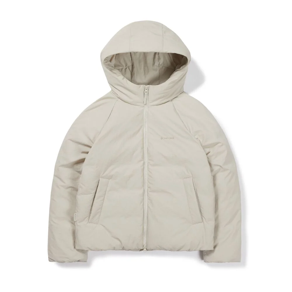Land 女裝 連帽衫 輕量 Down 外套 Light Beige (S26WWGDJ51)