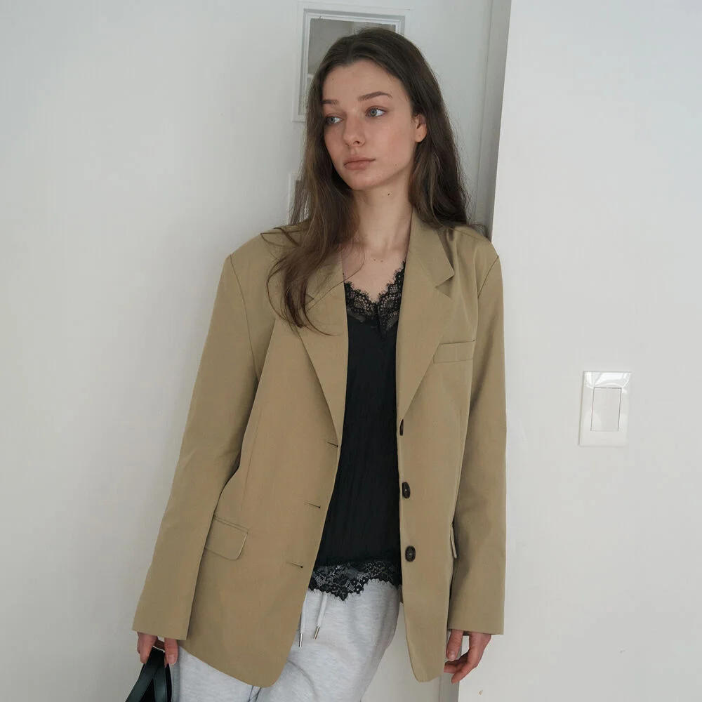 State Cotton Jacket (Beige)