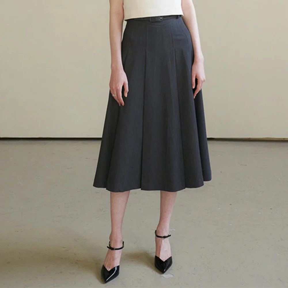 Wave Pleats Skirt(2color)