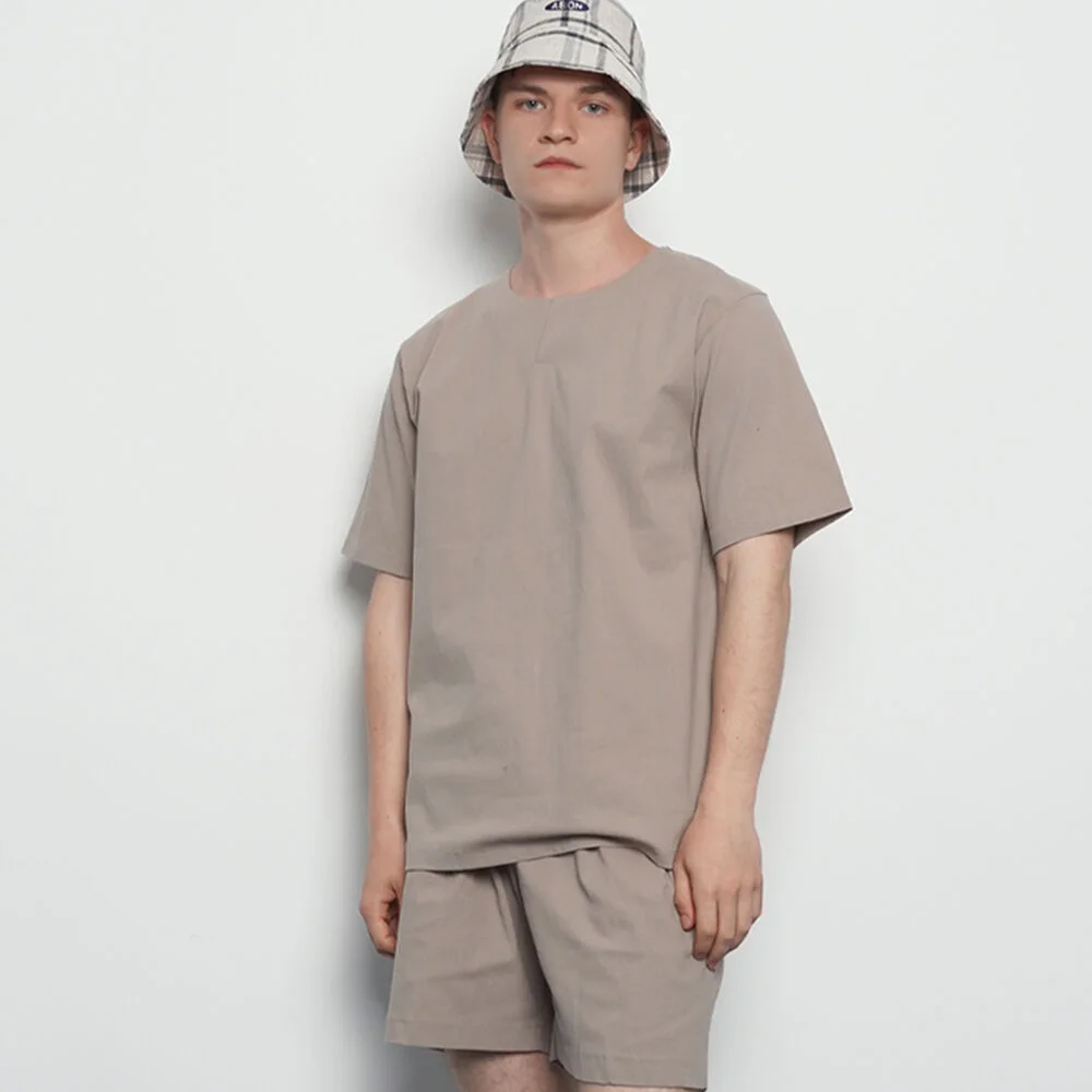 MW143 linen slit setup top beige