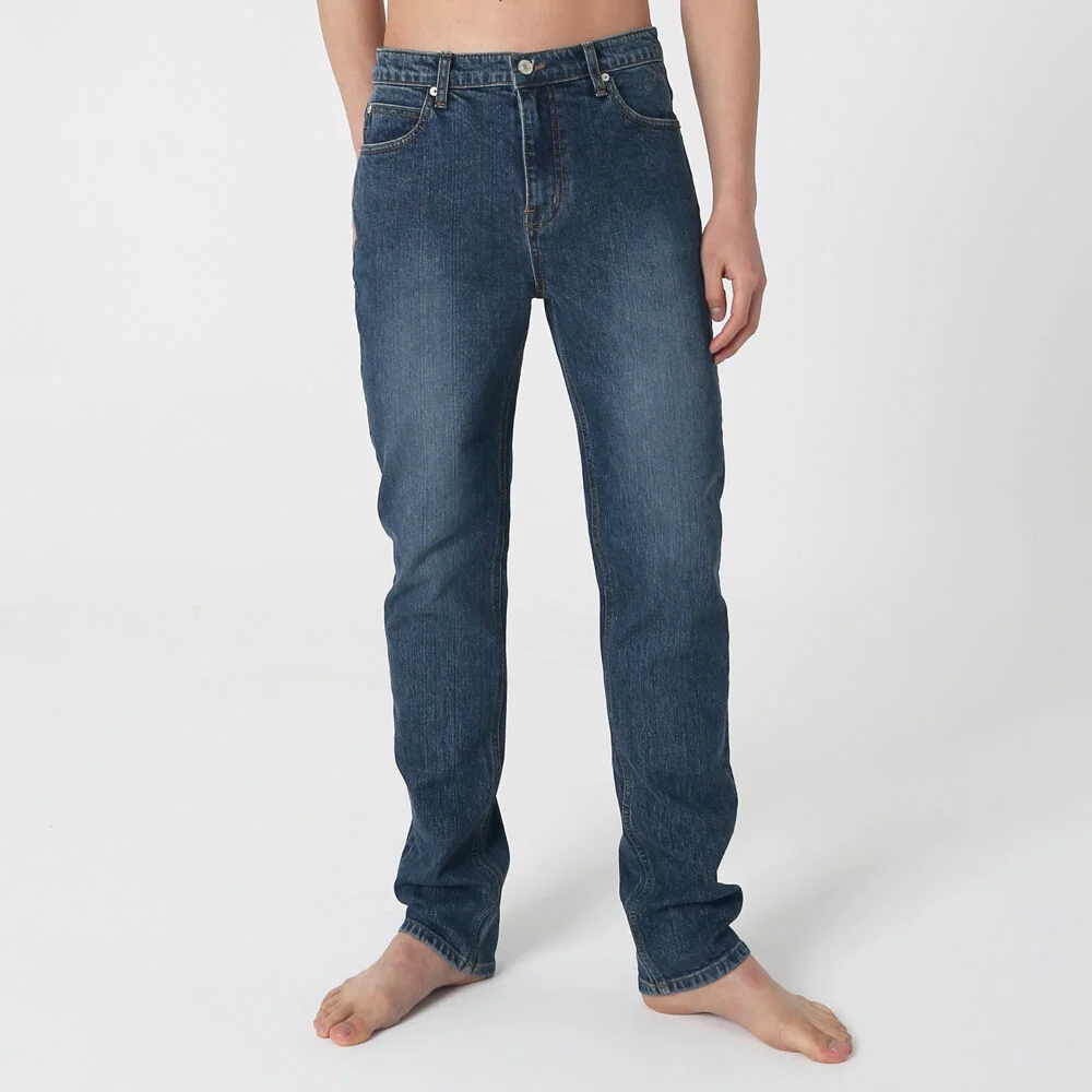Organic Denim Slim Jeans Mid Blue