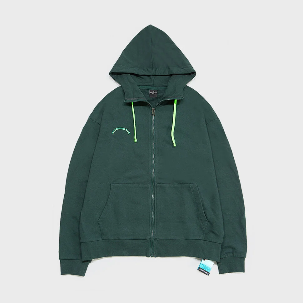 MABEL HOODIE JACKET_DARK GREEN