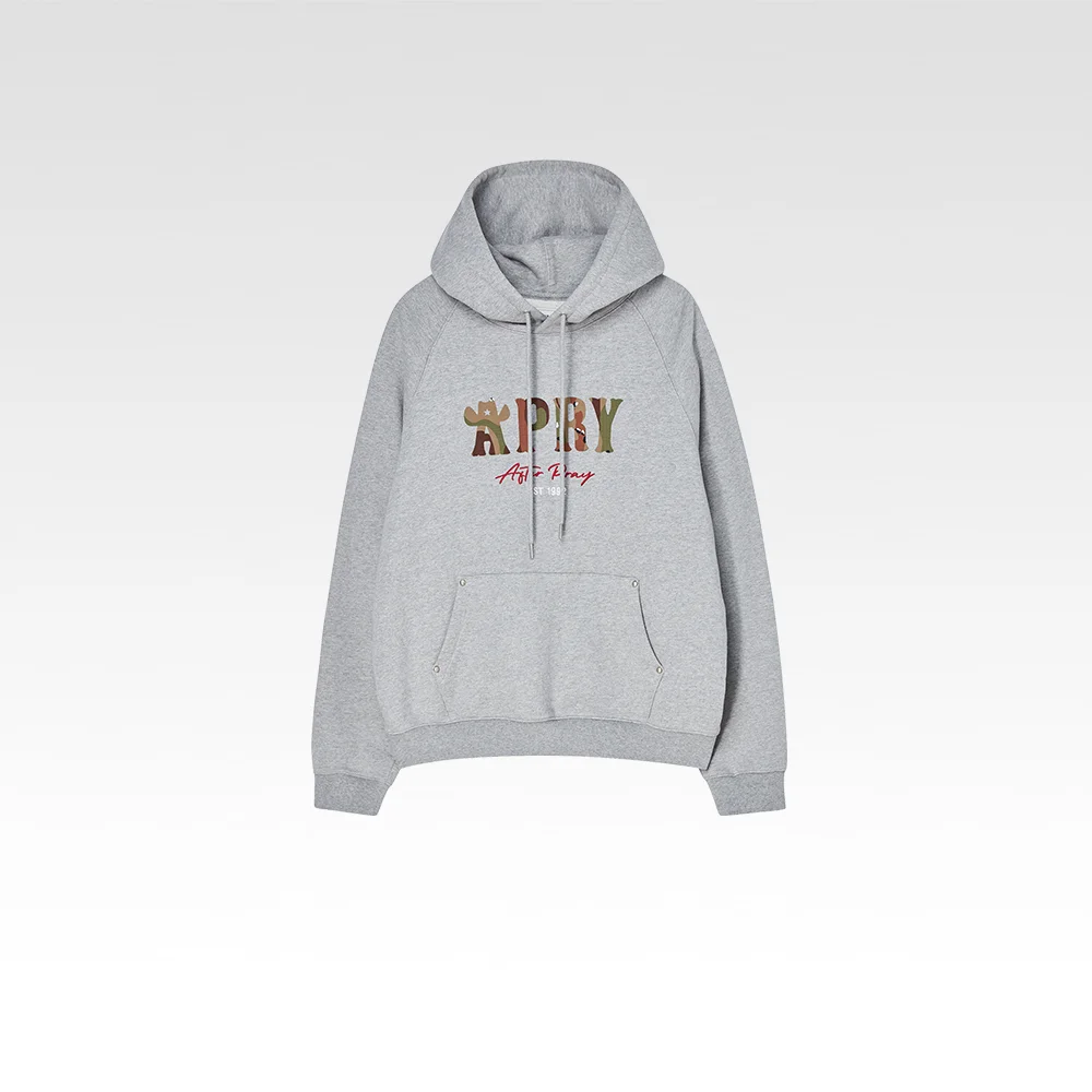 APRY 套頭 衛衣 連帽衫 麻花 灰色