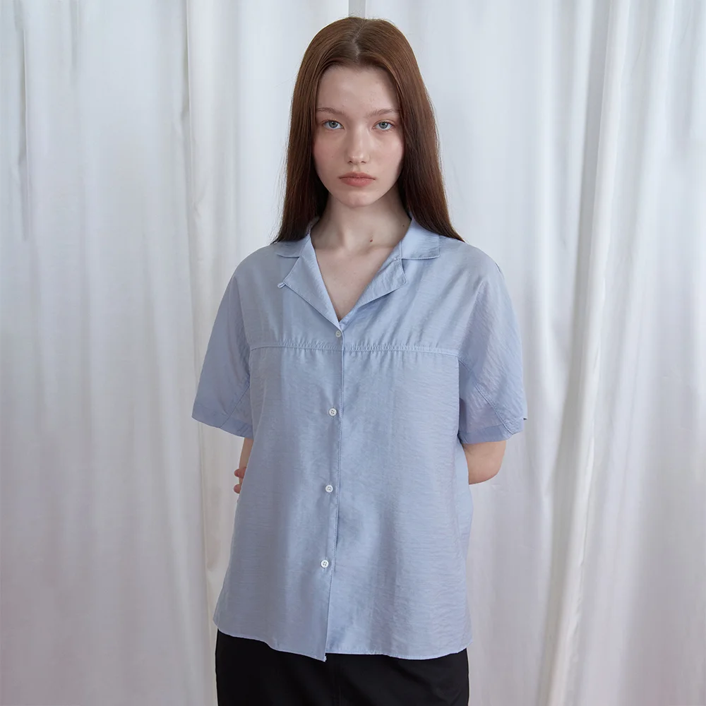 Lumen Half Shirt (Skyblue)