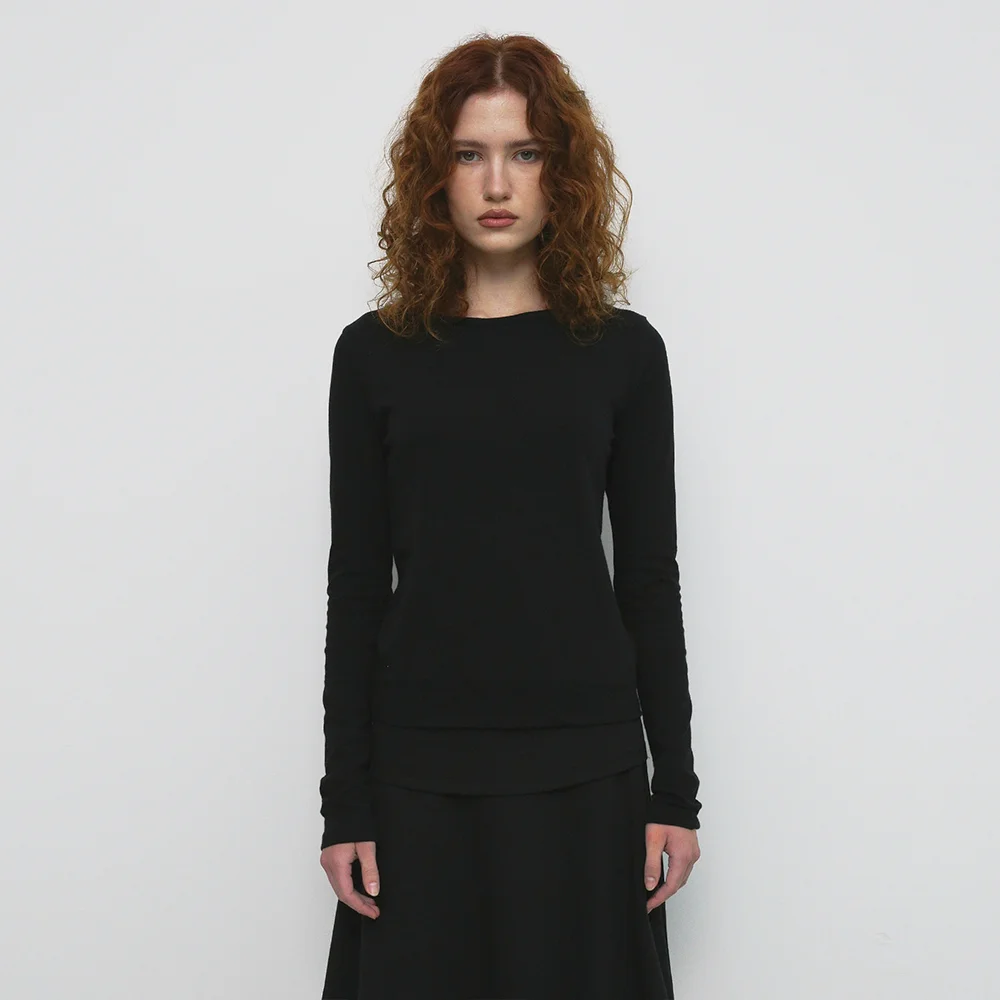 BASIC ROUND T-SHIRT_BLACK