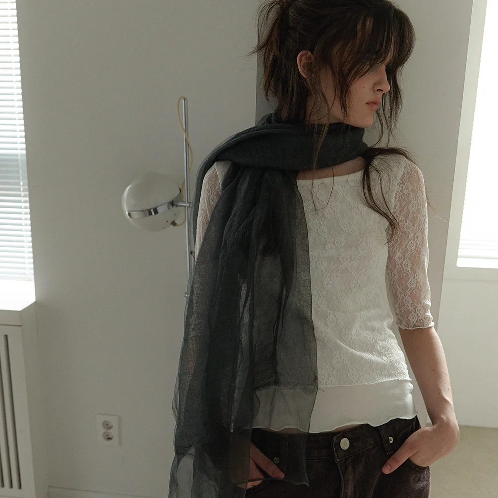 Eve double lace t-shirt_2 Colors