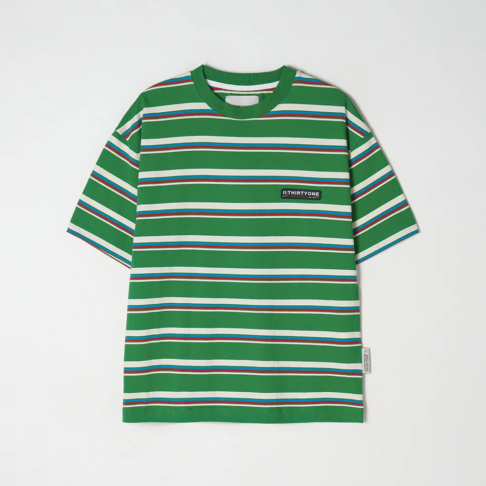 Multi Stripe T-Shirt (Green)
