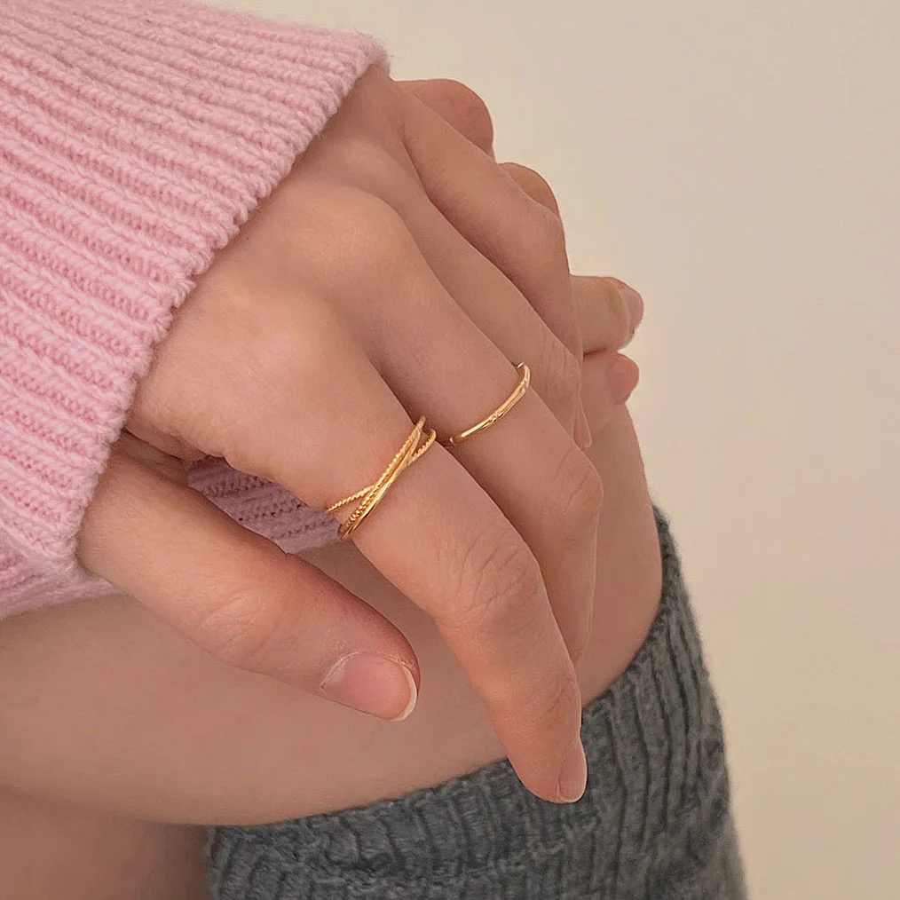 silver925 triple ring_2 Colors