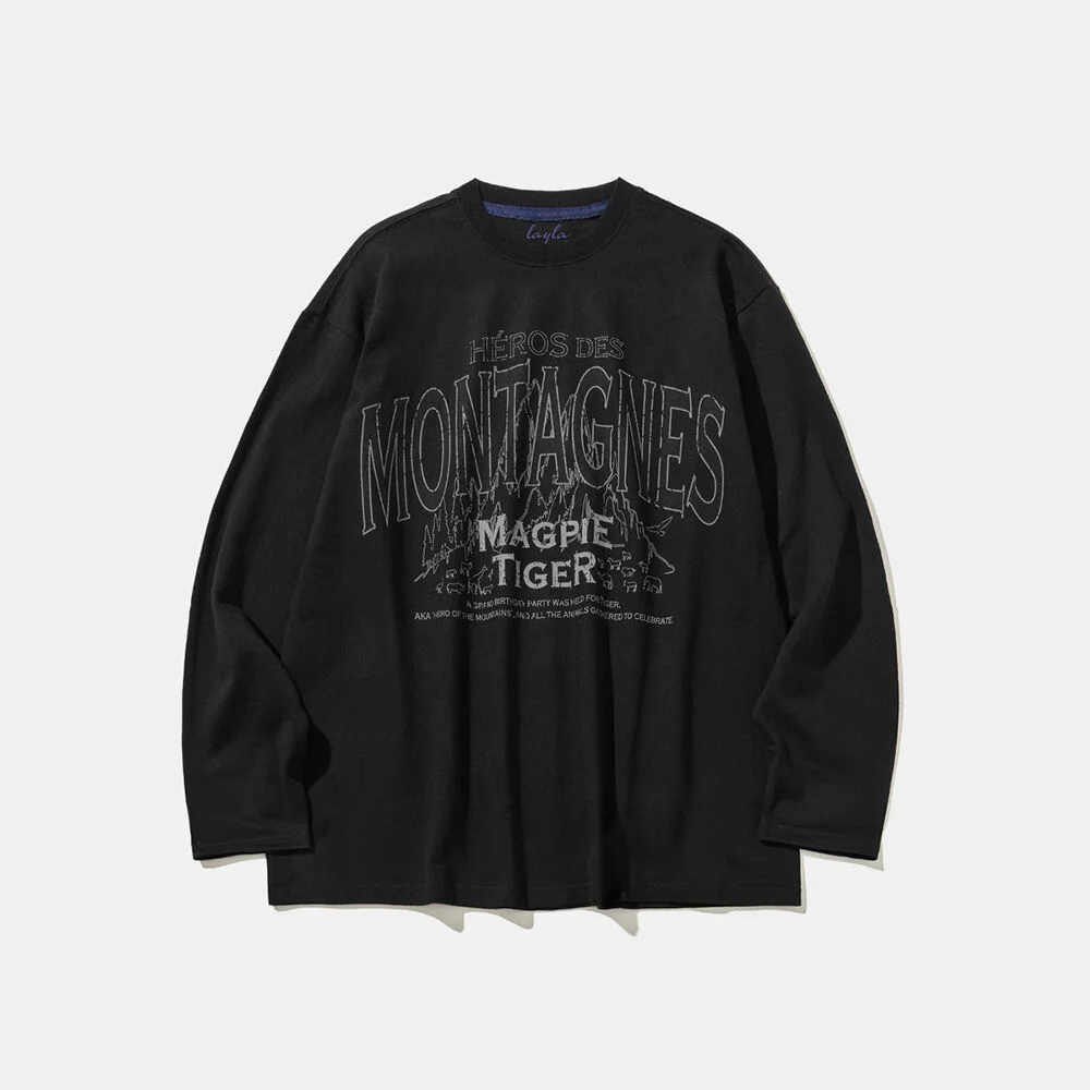 Heros des Montagnes Long Sleeve T92 Black