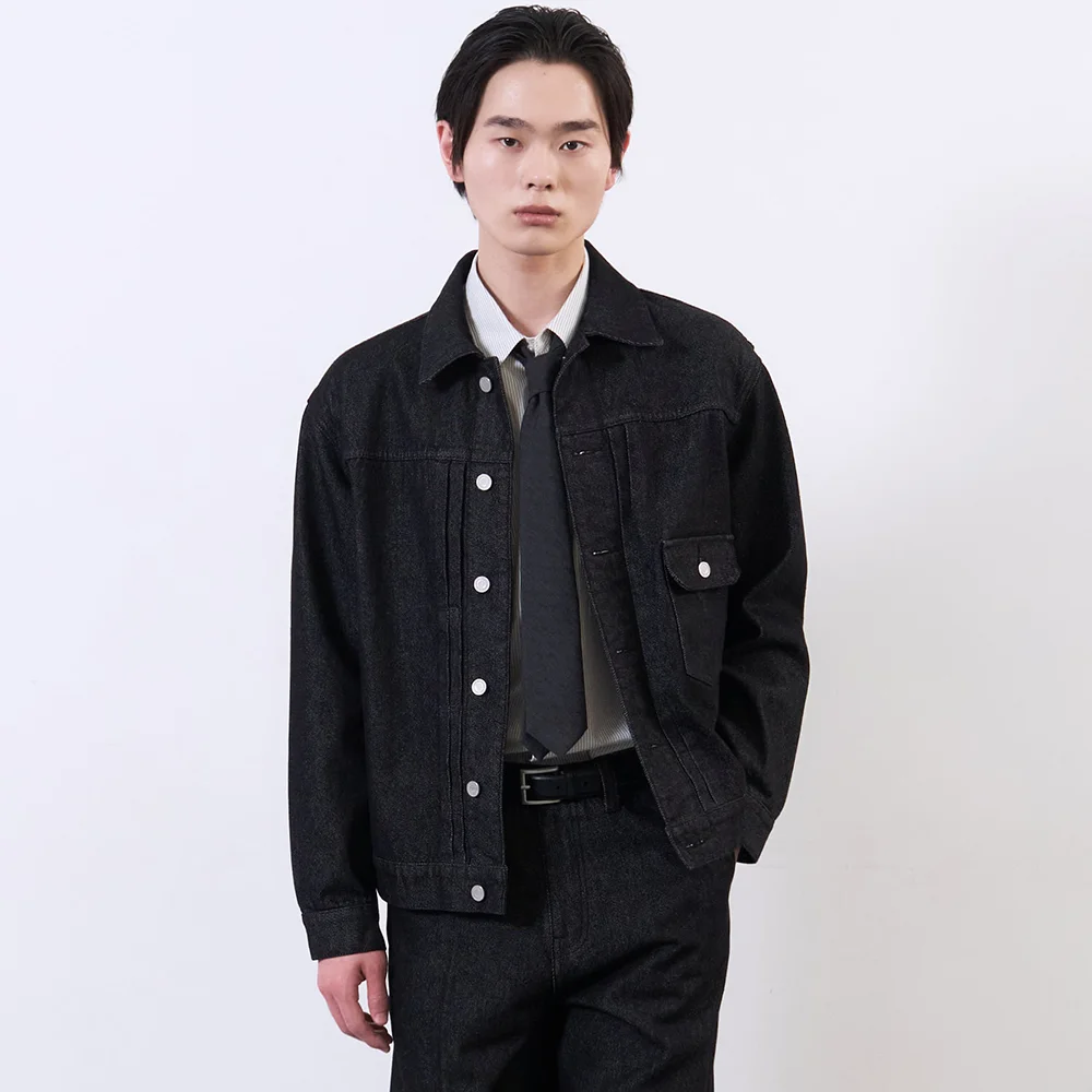 PLACJEANS M18 TYPE-1 JACKET ONE BLACK
