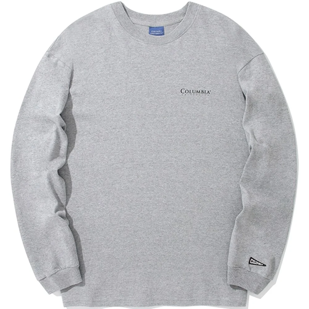 CU SIGNATURE SMALL LOGO L/S T-SHIRTS M灰色