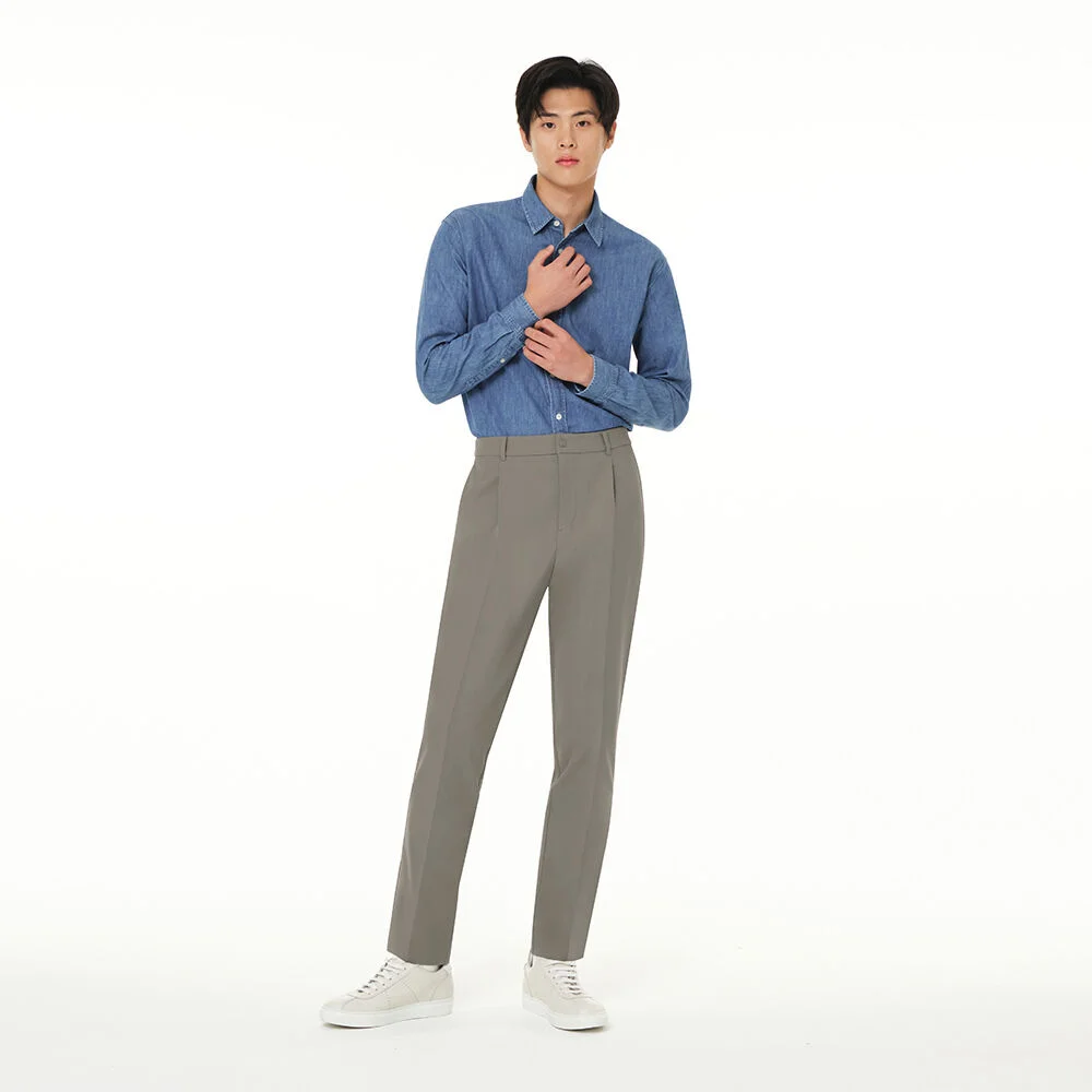 Urban Active 男裝 細褶 西褲