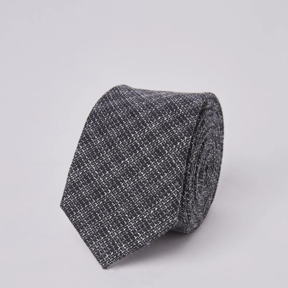 CHECK PATTERN TIE GRAY (247)