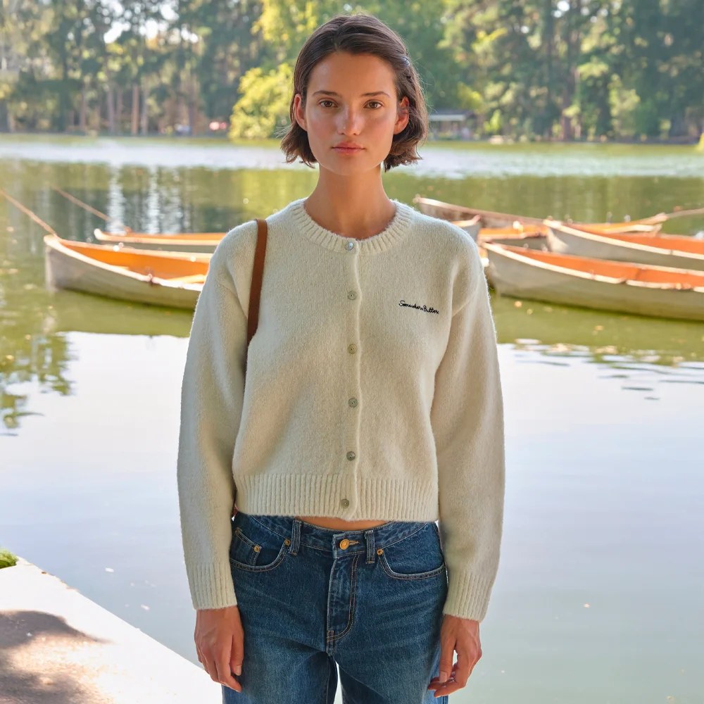 Manon Alpaca Cardigan - Ivory