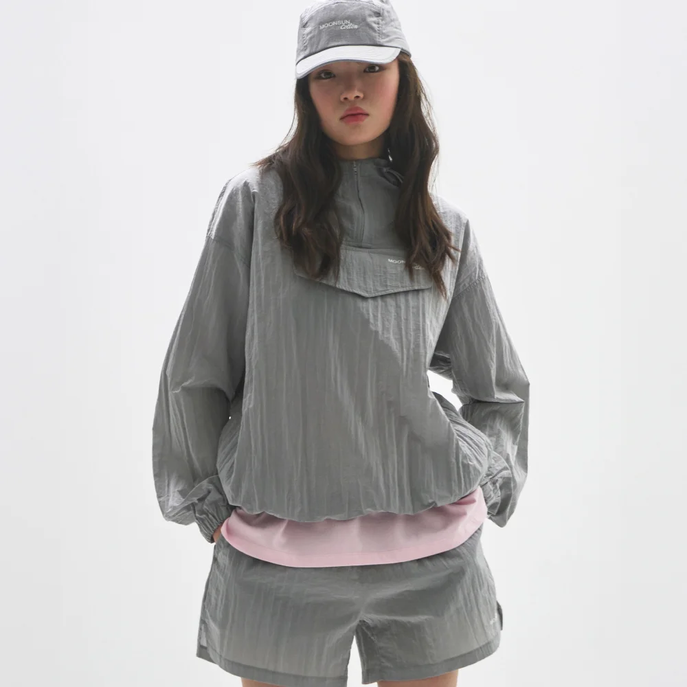M.C UNISEX, Wind Breaker Anorak / GRAY