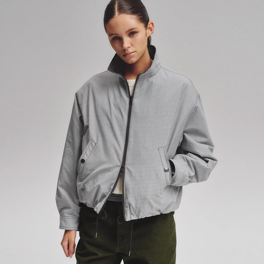 Reversible blouson (charcoal)