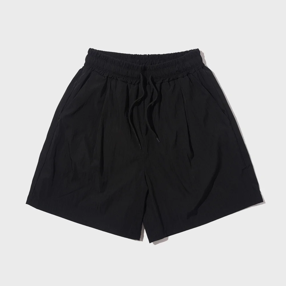 COOL WASHING HALF PANTS (BLACK)