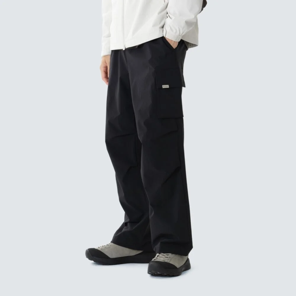 髮根 工裝 束繩 褲子 Black (S26FURPT66)