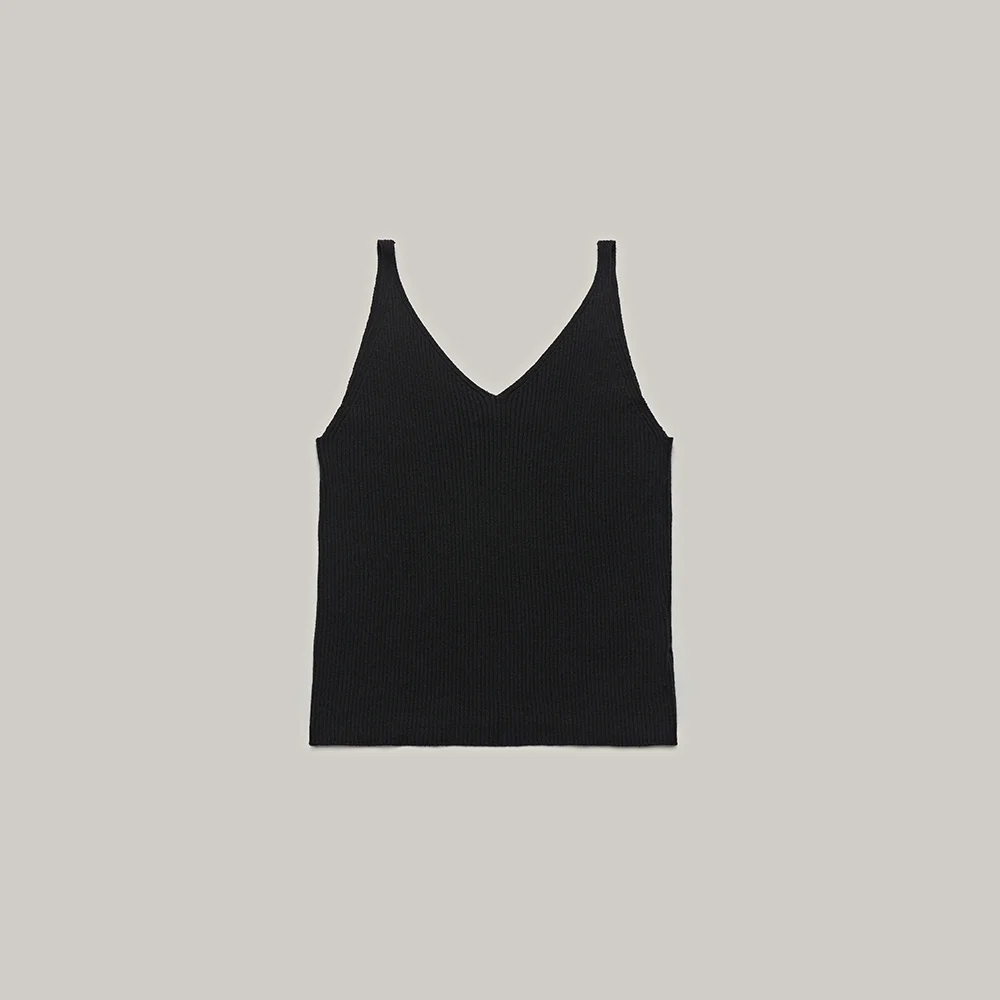 garden sleeveless (black)