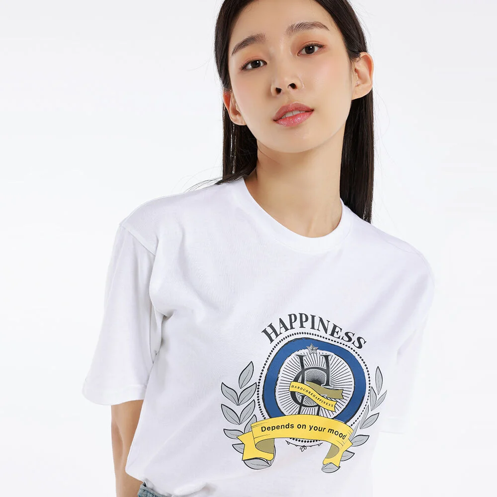 HAPPINESS LOGO TEE