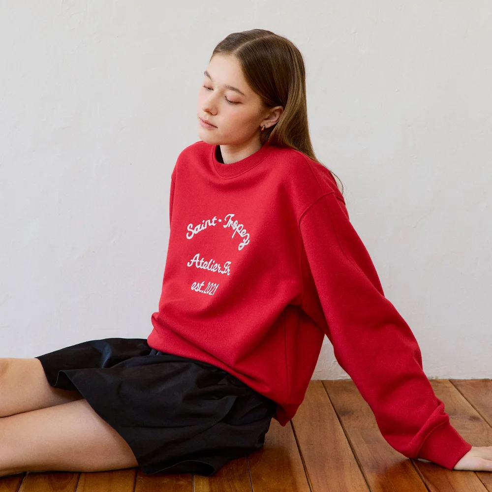 French Sweatshirt FrenchRed