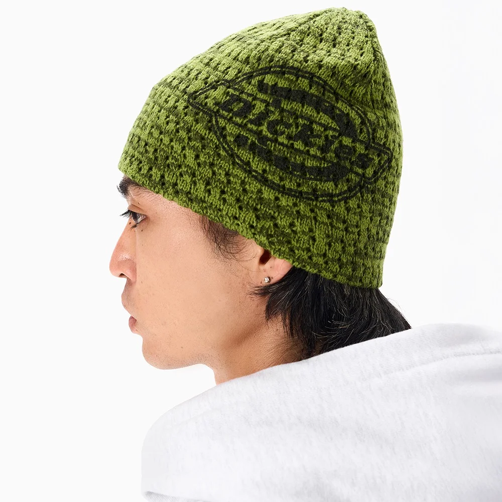 Skull Cap 華夫格 針織衫 冷帽 Green