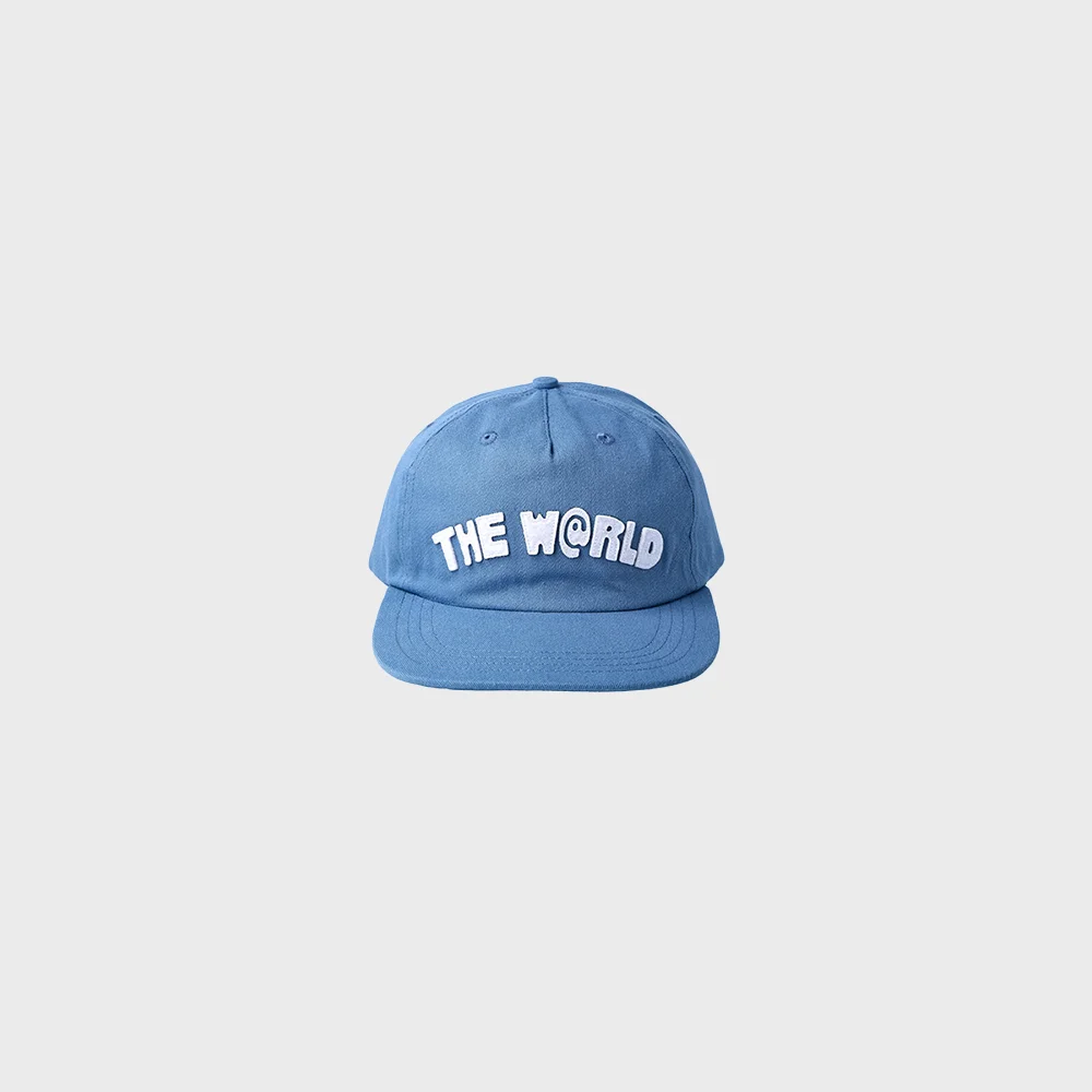 5 Panel Felt Cap blue