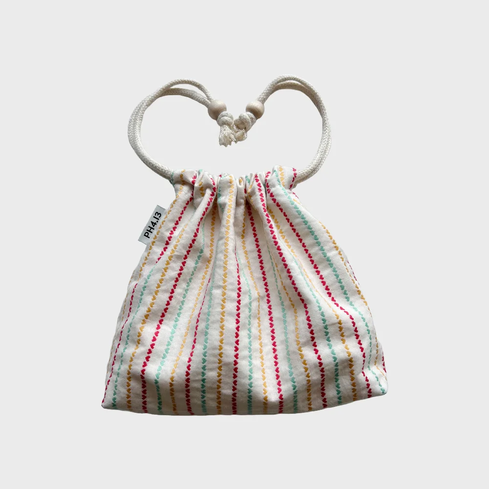 Rainbow String Pouch (彩虹 束繩 化妝袋)