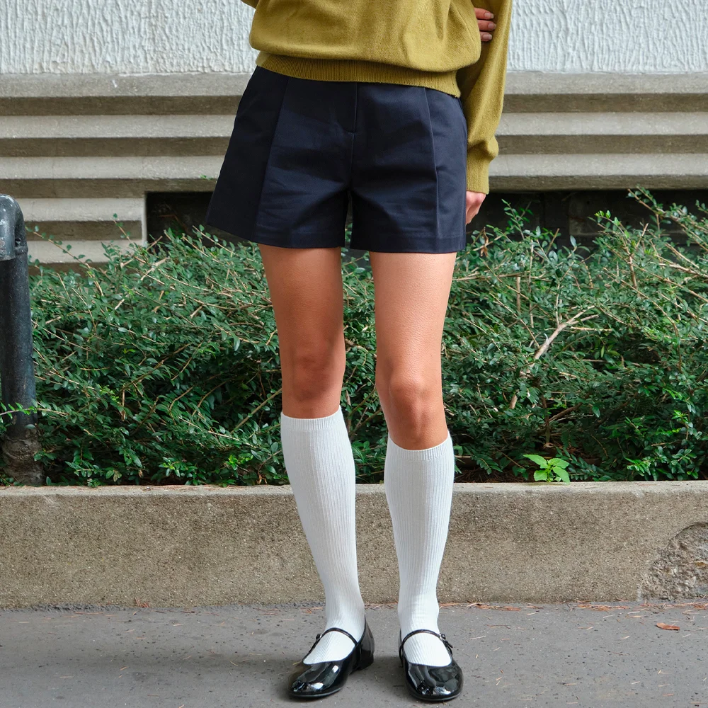 Dave Cotton Short Pants - Navy