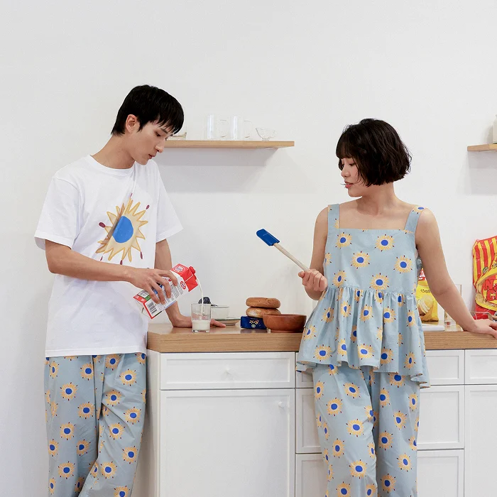 Sandra Sandra Poliakoff 藝術家, SUN 睡衣 無袖 上衣