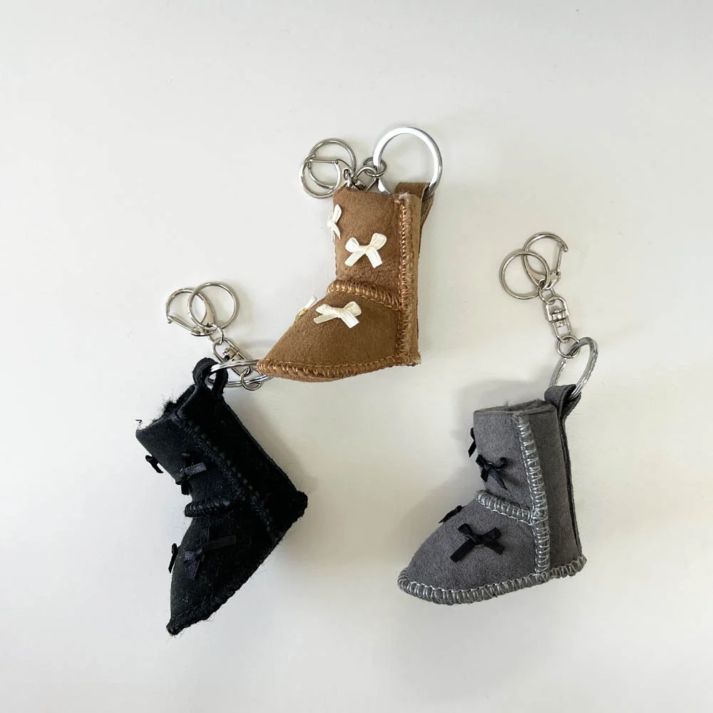毛絨 靴子 UGG 鑰匙扣 6款