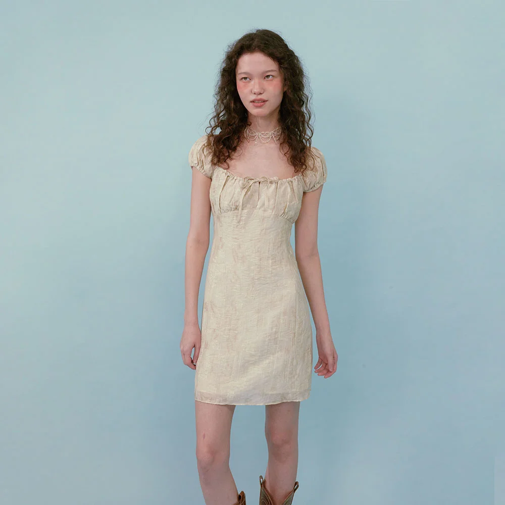 Muddy Baby Dress (Light Beige)