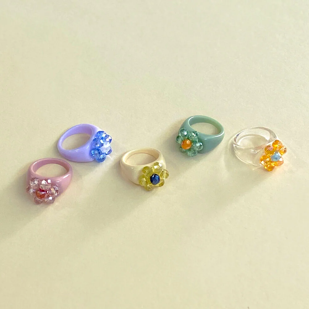 Etude 贊助 Flower Beads Ring