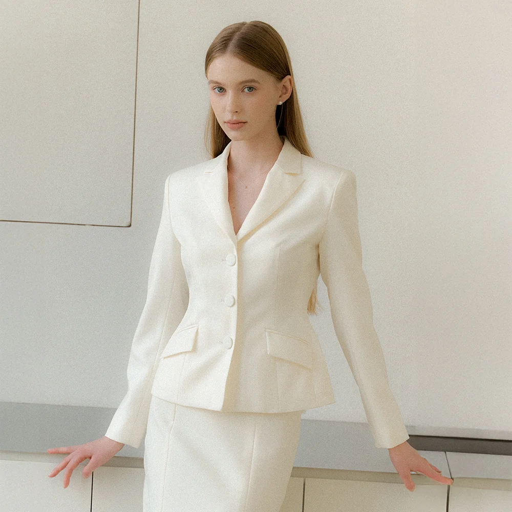 Signature Tailored Jacket / Ivory(3color)