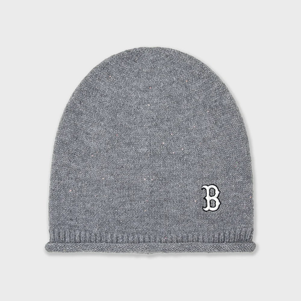 亮片 寬鬆版型 長版冷帽 BOS (Grey)
