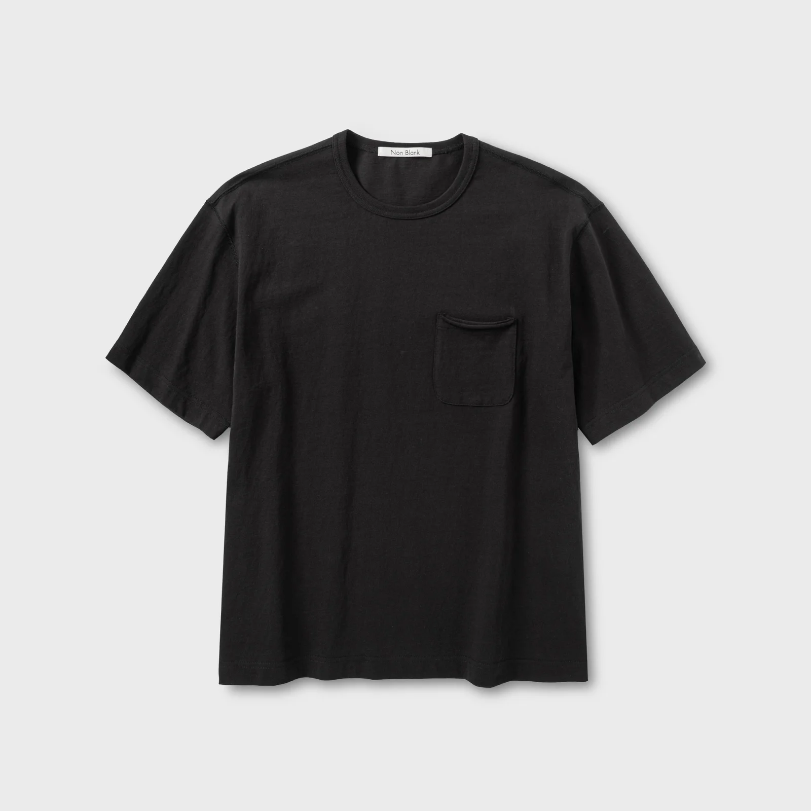 口袋 T恤_BLACK
