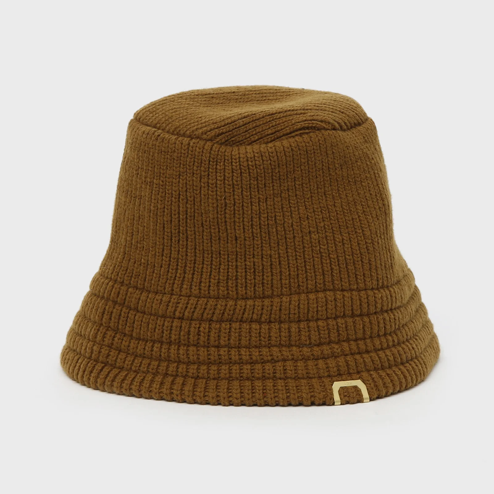 羊毛 冬季 針織衫 陽光 防護 休閒 女裝 漁夫帽 KNIT BUCKET / LAMBS WOOL / GOLD OLIVE