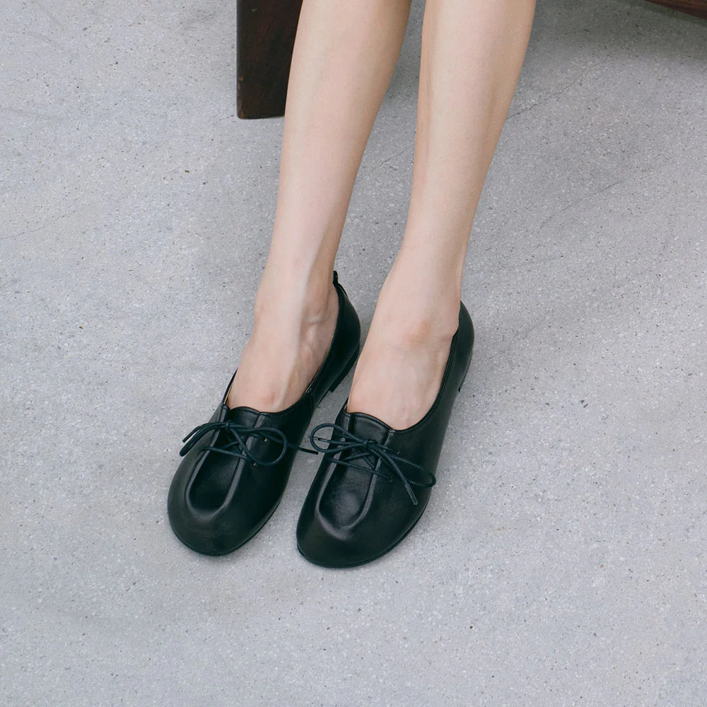 Lozy flat shoes (Black)