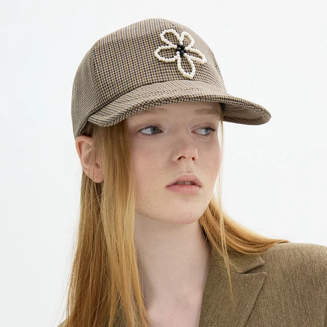 Fleur Cap - Check