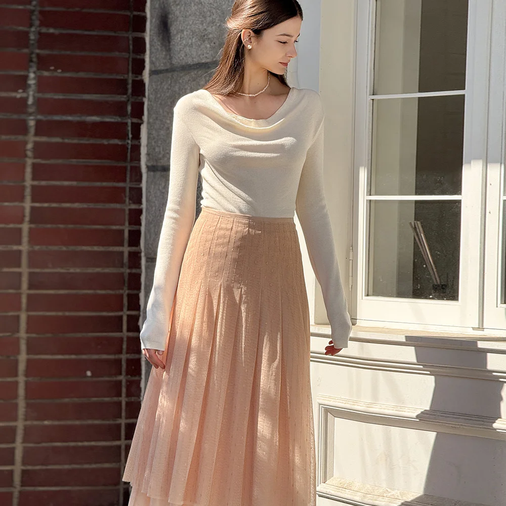 Lautre Plisha Beige skirt