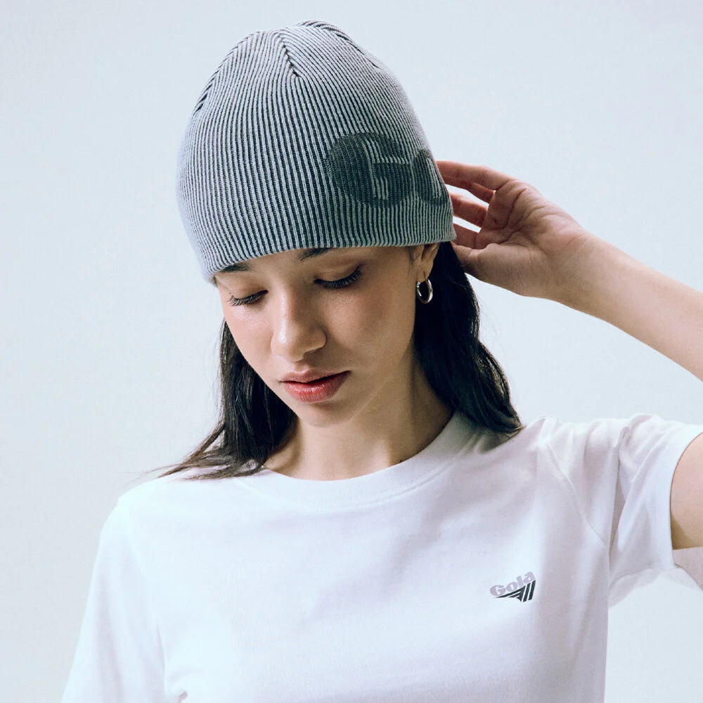FW TWO-TONE NO CUFF BEANIE