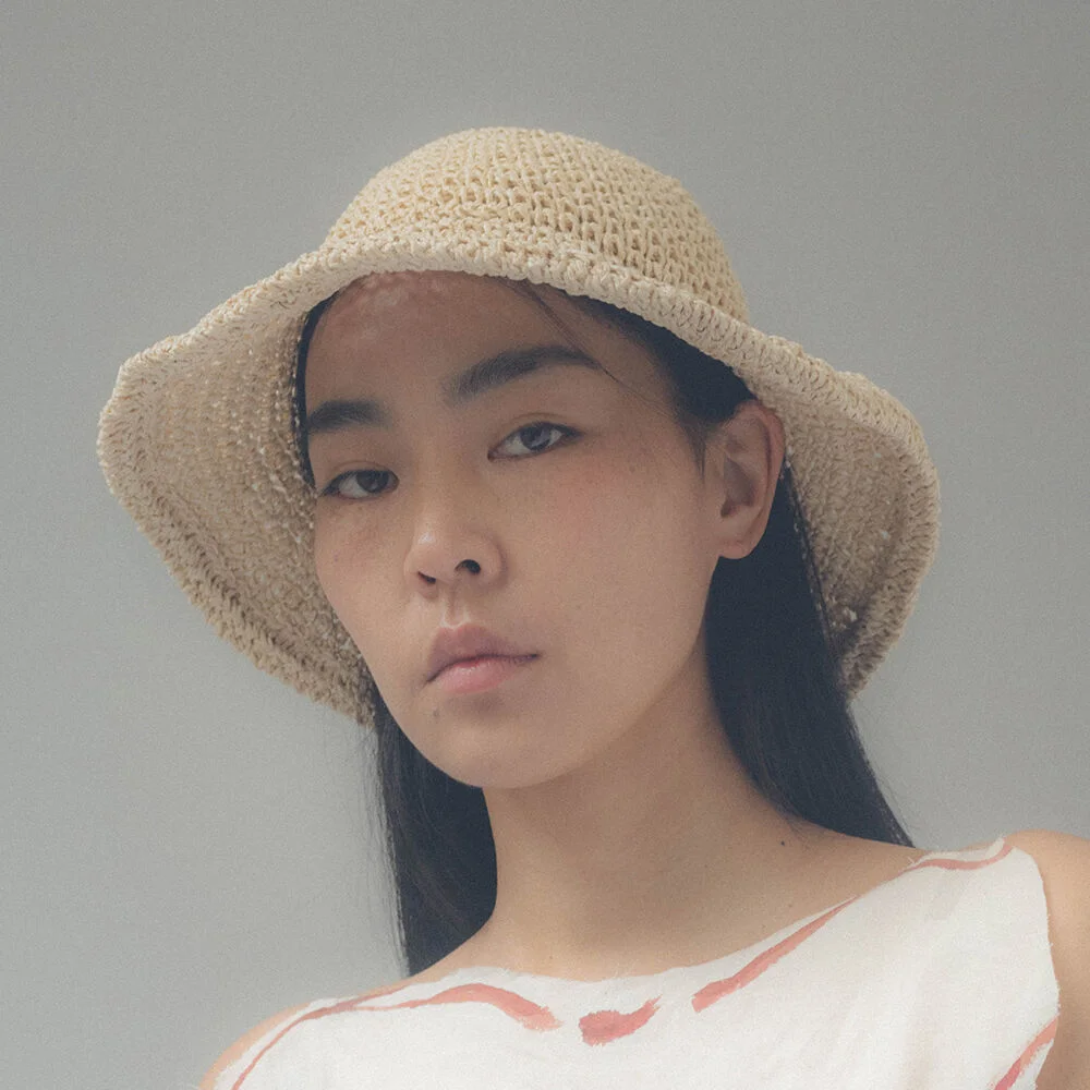straw bucket hat