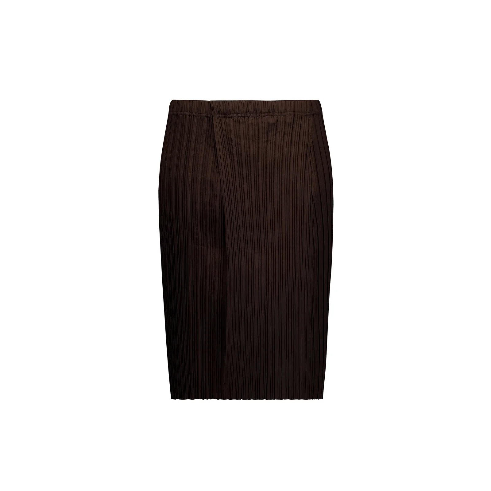AIRY MIDI SKIRT (BROWN)
