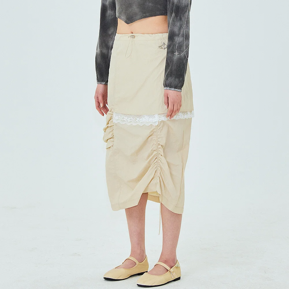 CASTLE SKIRT IN BEIGE
