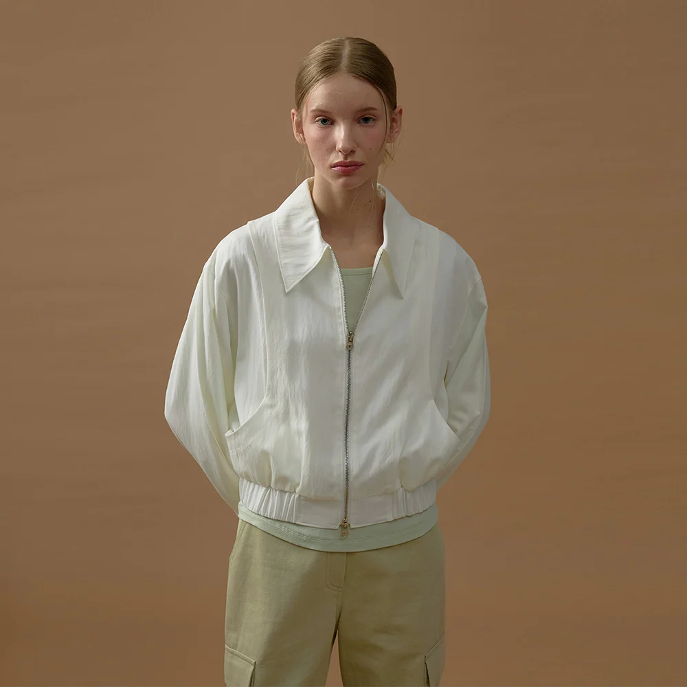 ROUND POCKET BLOUSON(sand ivory)