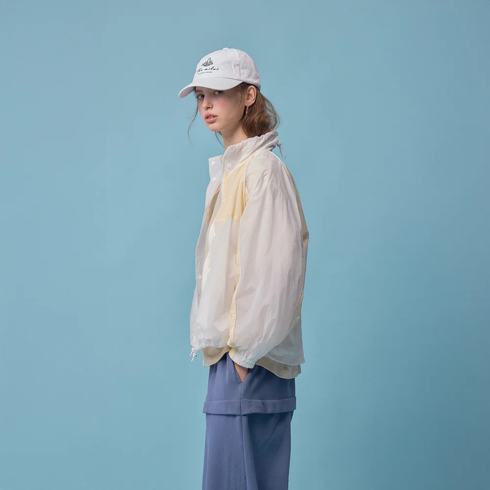 Plain windbreaker (Ivory)