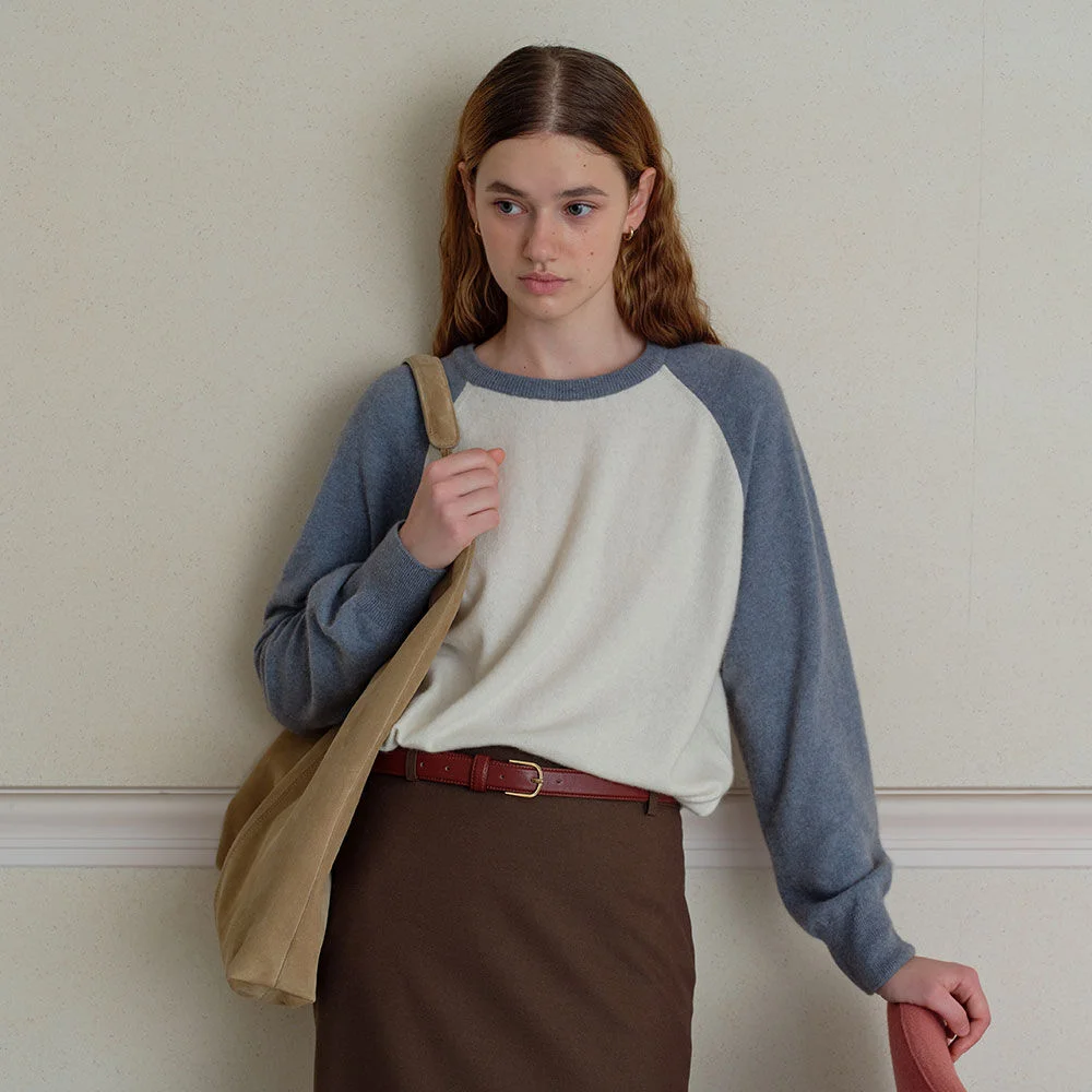 Raglan Knit(Blue)